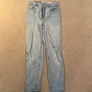 Levi relaxed fit jeans. 550. Straight leg.